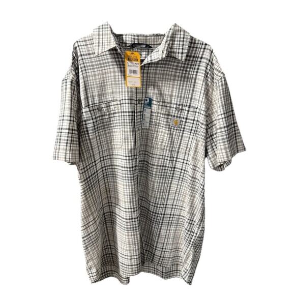 Carhartt Other - NWT Carhartt Mens Shirt Rugged Flex Relaxed Fit Lightweight Short Sleeve L Gray